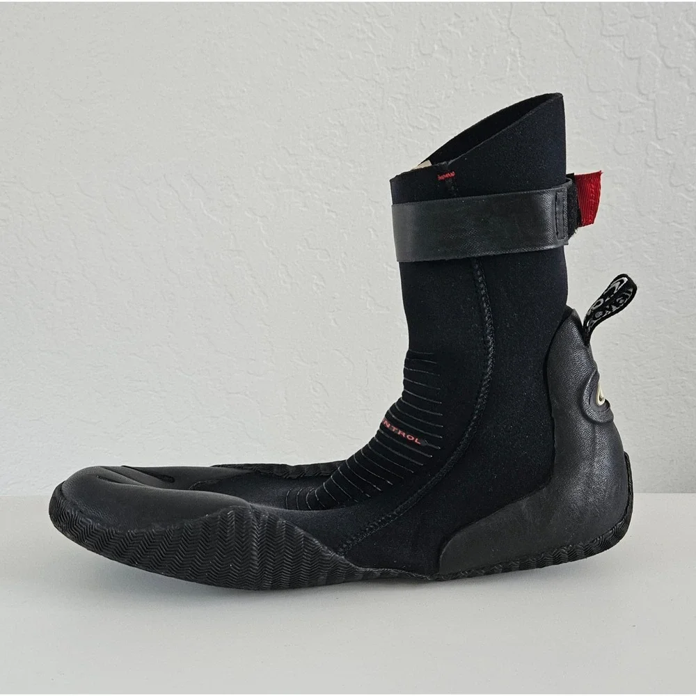 O'Neill Heat 3mm Round Toe Boots Mens 11 Black Neoprene Water Sports Surfing